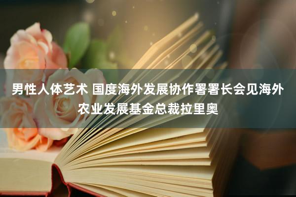男性人体艺术 国度海外发展协作署署长会见海外农业发展基金总裁拉里奥