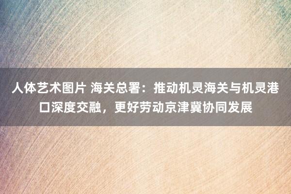 人体艺术图片 海关总署：推动机灵海关与机灵港口深度交融，更好劳动京津冀协同发展
